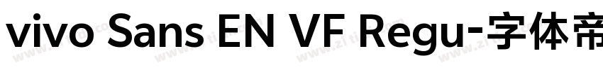 vivo Sans EN VF Regu字体转换